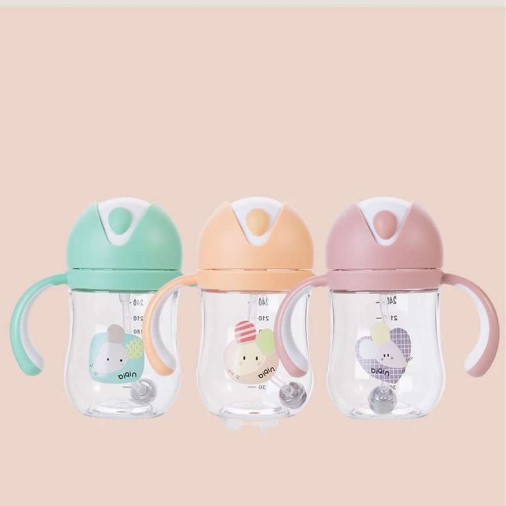 "Baby Soft Spout Sippy Cups, Learner Cup with Removable Handles, Leak-Proof